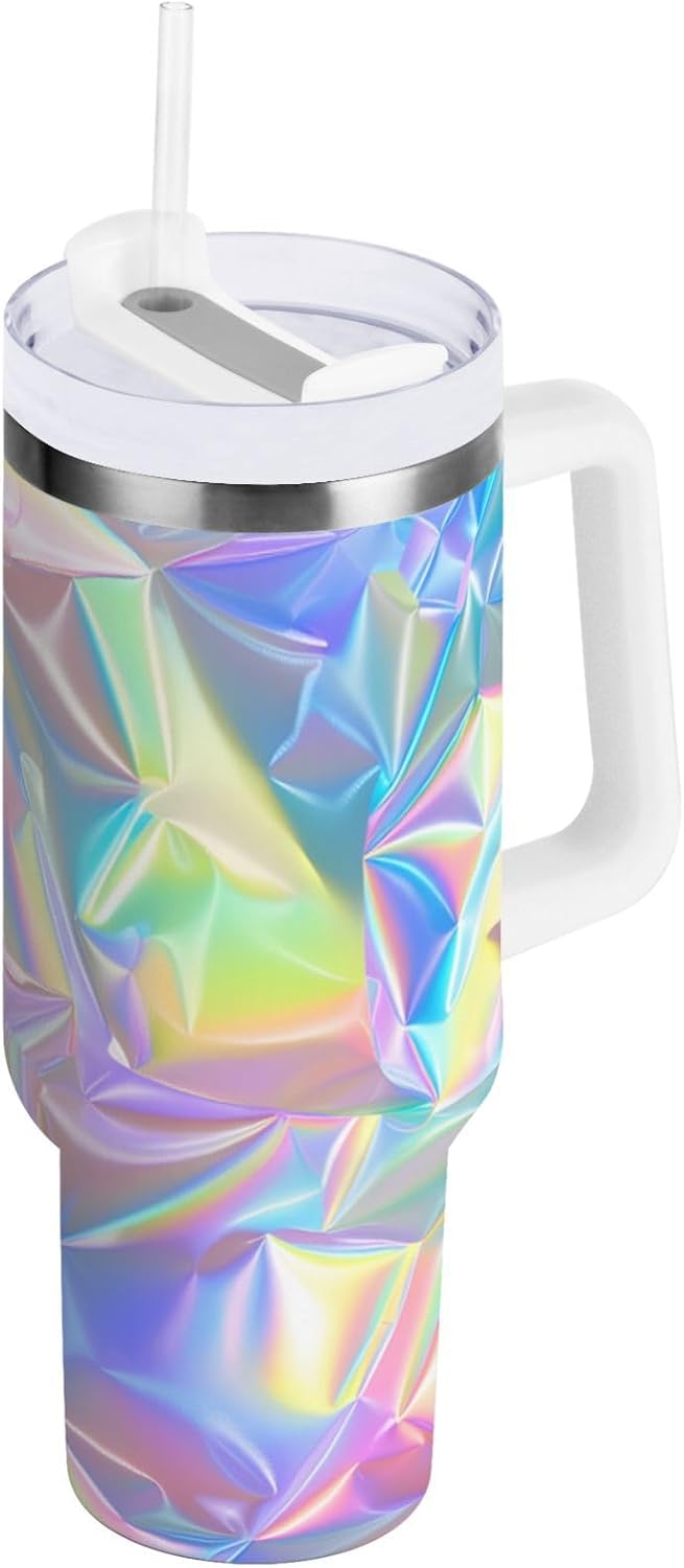 Monkey Face Banana 30 oz Tumbler with Handle and Straw Lid, Insulated Stainless Steel Water Bottle Portable Travel Coffee Tea Mug Cup - Colors B
