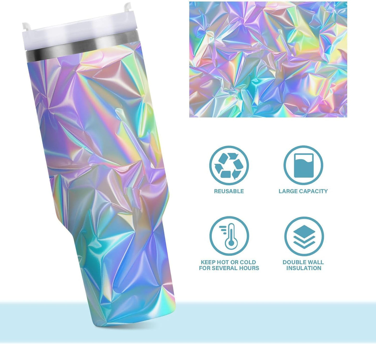 Monkey Face Banana 30 oz Tumbler with Handle and Straw Lid, Insulated Stainless Steel Water Bottle Portable Travel Coffee Tea Mug Cup - Colors B
