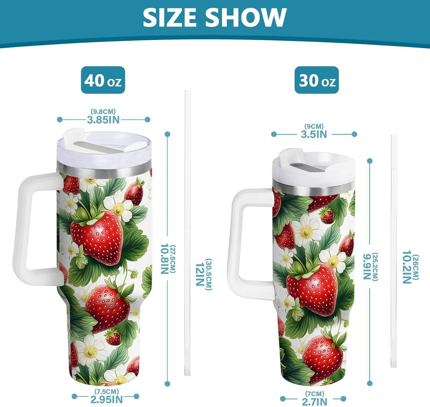 Monkey Face Banana 30 oz Tumbler with Handle and Straw Lid, Insulated Stainless Steel Water Bottle Portable Travel Coffee Tea Mug Cup - Colors B
