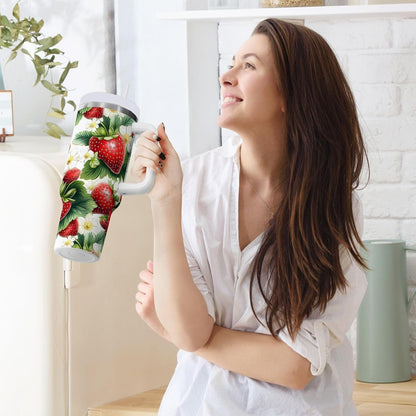 Monkey Face Banana 30 oz Tumbler with Handle and Straw Lid, Insulated Stainless Steel Water Bottle Portable Travel Coffee Tea Mug Cup - Colors B