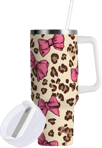 Monkey Face Banana 30 oz Tumbler with Handle and Straw Lid, Insulated Stainless Steel Water Bottle Portable Travel Coffee Tea Mug Cup - Colors B