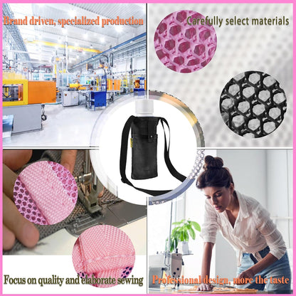 Water Bottle Holder with Strap for Walking, Hiking