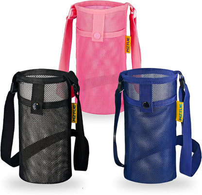 Water Bottle Holder with Strap for Walking, Hiking