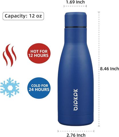 25 oz Insulated Stainless Steel Water Bottle, Metal Sports Flask