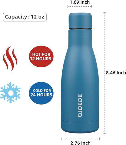 25 oz Insulated Stainless Steel Water Bottle, Metal Sports Flask