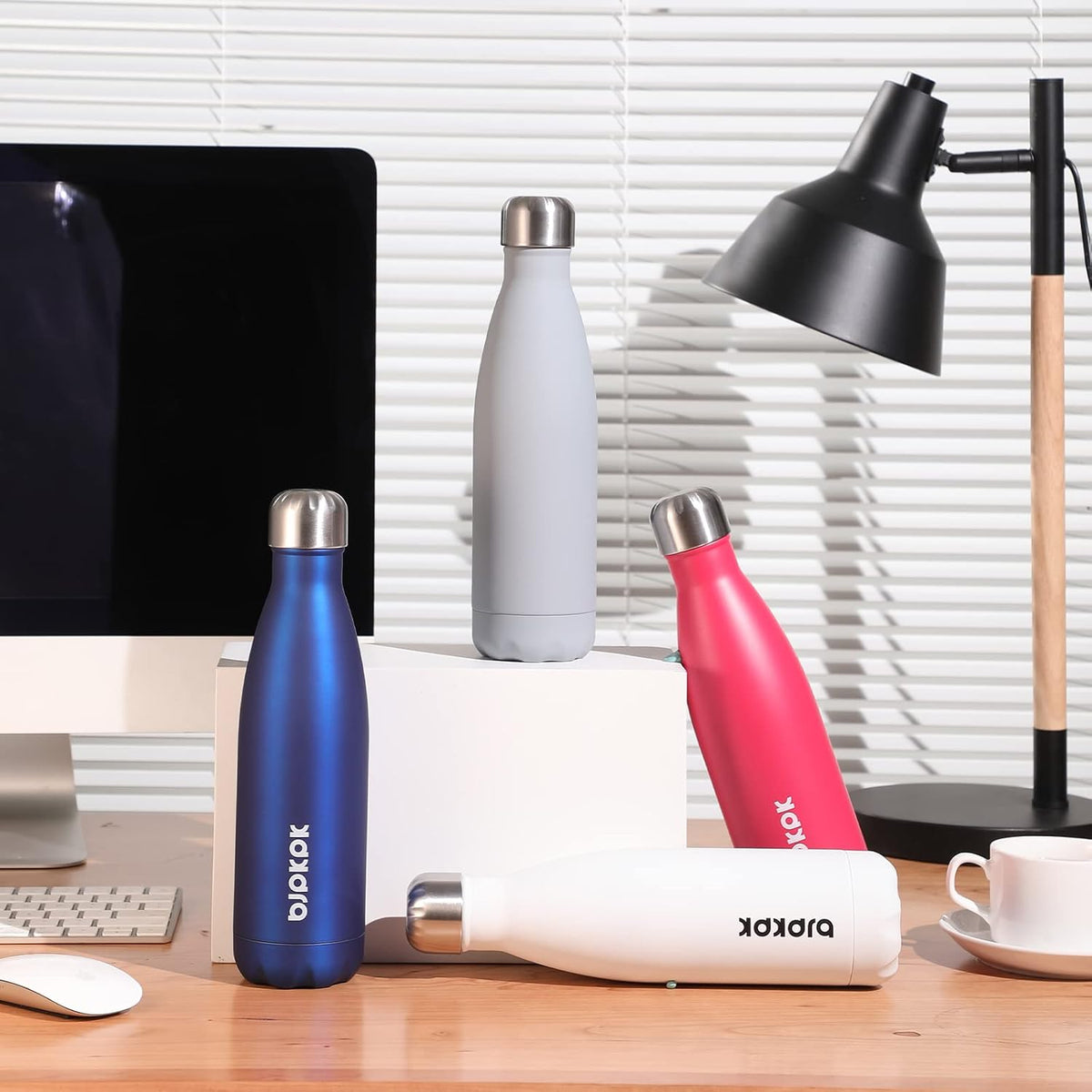 25 oz Insulated Stainless Steel Water Bottle, Metal Sports Flask