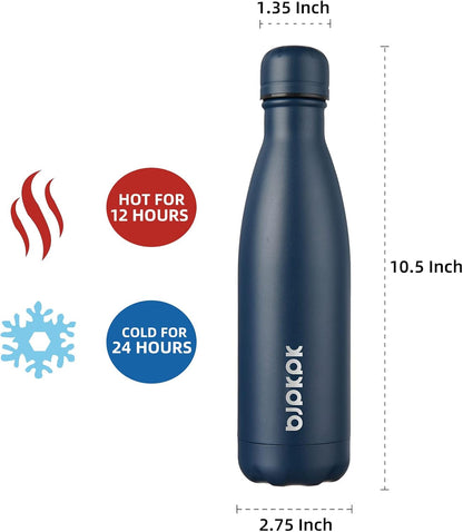 25 oz Insulated Stainless Steel Water Bottle, Metal Sports Flask