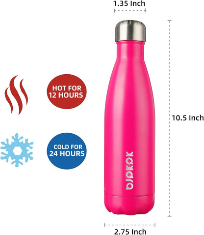 25 oz Insulated Stainless Steel Water Bottle, Metal Sports Flask