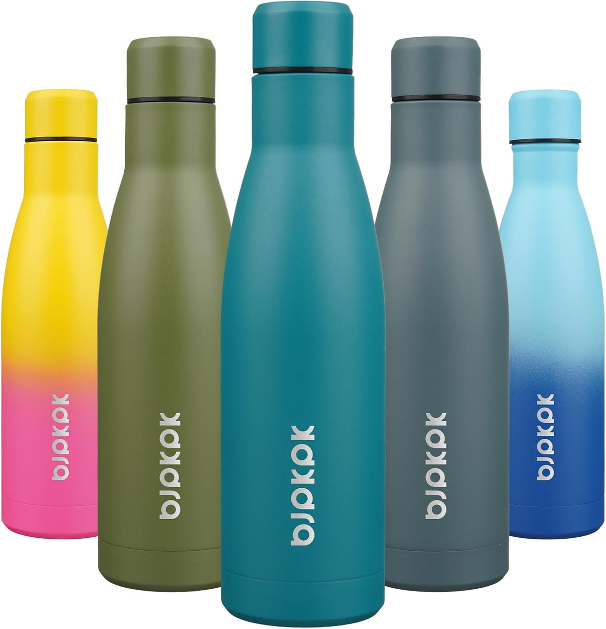 25 oz Insulated Stainless Steel Water Bottle, Metal Sports Flask