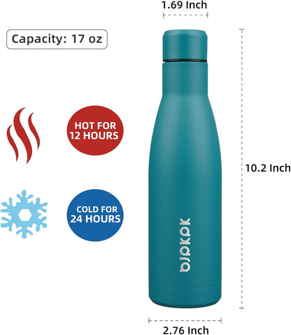 25 oz Insulated Stainless Steel Water Bottle, Metal Sports Flask