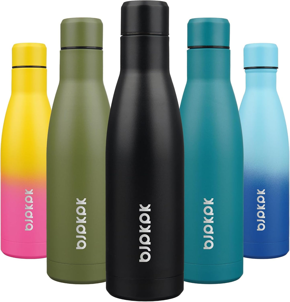 25 oz Insulated Stainless Steel Water Bottle, Metal Sports Flask
