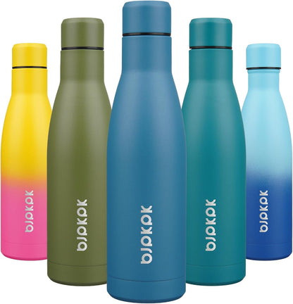 25 oz Insulated Stainless Steel Water Bottle, Metal Sports Flask