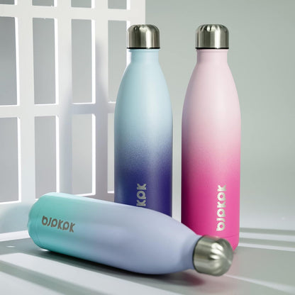 25 oz Insulated Stainless Steel Water Bottle, Metal Sports Flask