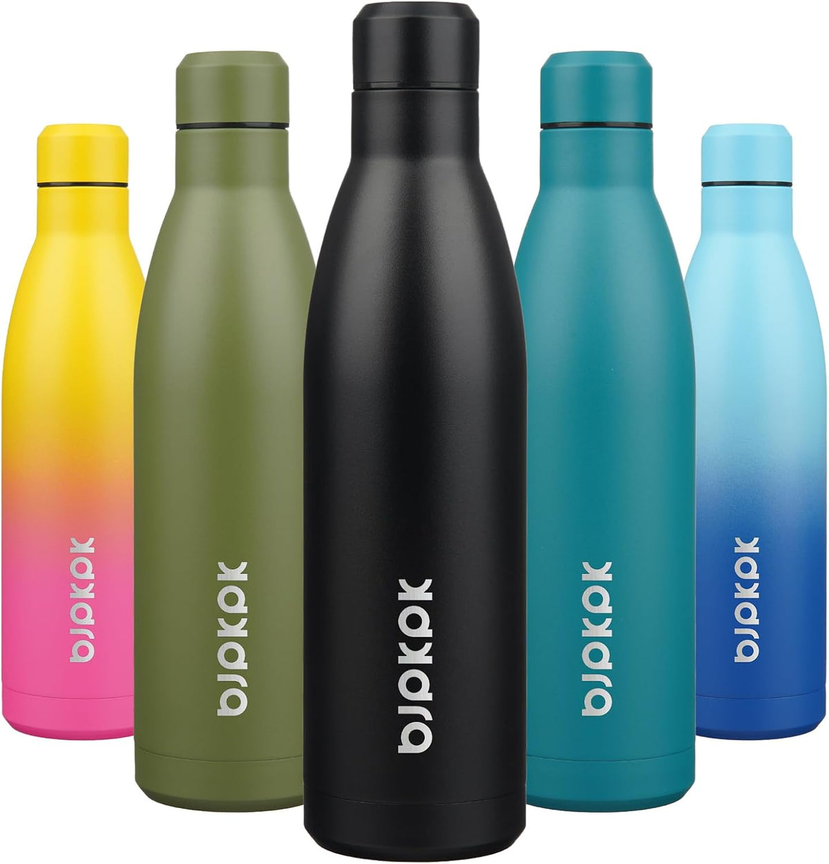 25 oz Insulated Stainless Steel Water Bottle, Metal Sports Flask