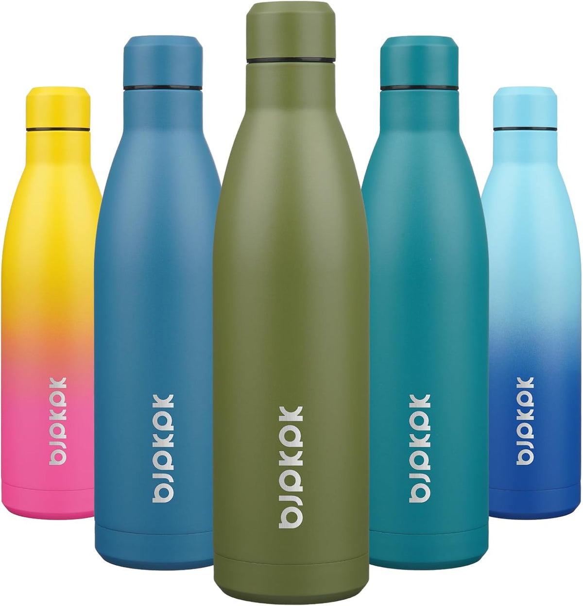 25 oz Insulated Stainless Steel Water Bottle, Metal Sports Flask