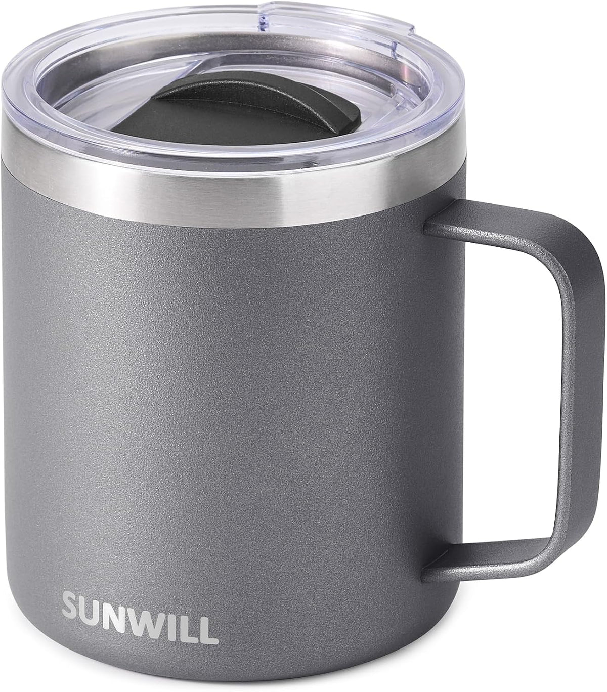 Travel Coffee Mug with Lid, 14 oz Insulated Stainless Steel