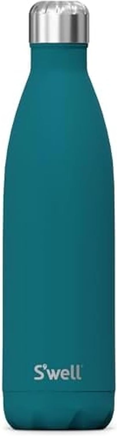 Stainless Steel Water Bottle, 25oz, Azurite, Triple Layered Vacuum Insulated Containers Keeps Drinks Cold for 48 Hours and Hot for 24, BPA Free, Perfect for On the Go
