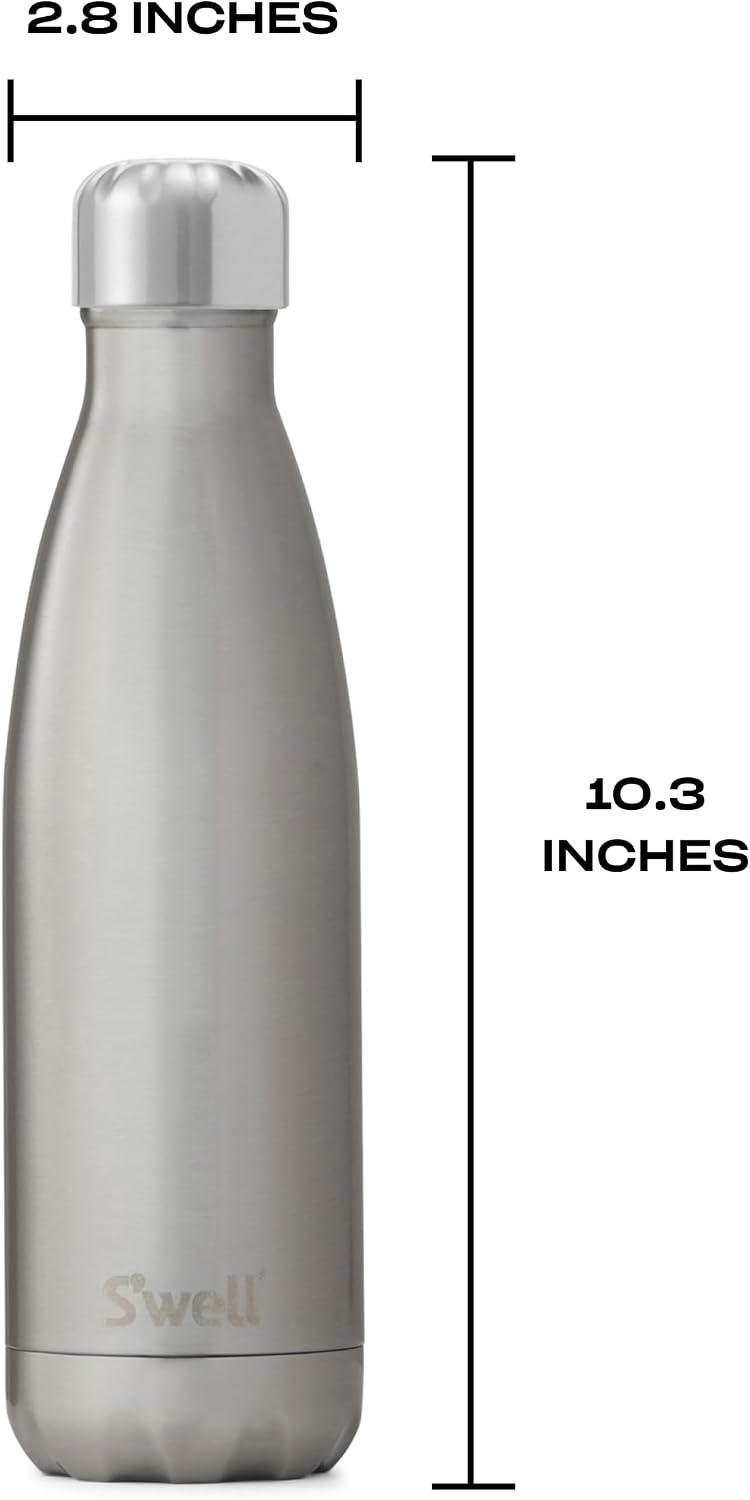 Stainless Steel Water Bottle, 25oz, Azurite, Triple Layered Vacuum Insulated Containers Keeps Drinks Cold for 48 Hours and Hot for 24, BPA Free, Perfect for On the Go