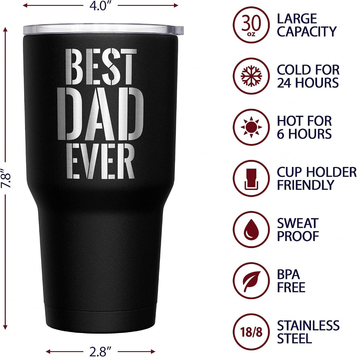 Born To Fish - Forced To Work - Fishing Travel Mug - American Flag Coffee Travel Mug - Dad Fishing Tumbler - Double Insulated Tumbler - 30 oz - Colors A
