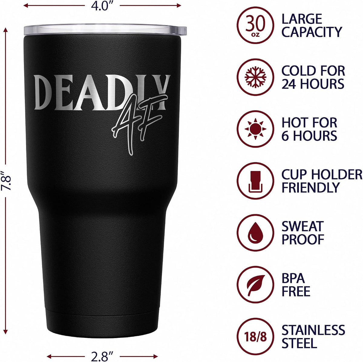 Born To Fish - Forced To Work - Fishing Travel Mug - American Flag Coffee Travel Mug - Dad Fishing Tumbler - Double Insulated Tumbler - 30 oz - Colors A