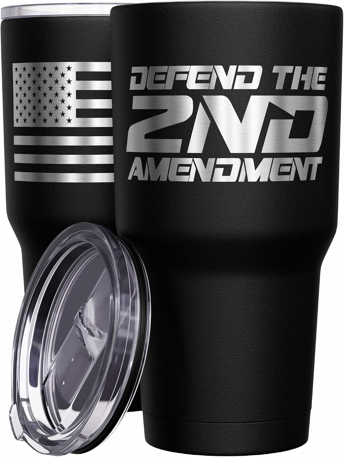 Born To Fish - Forced To Work - Fishing Travel Mug - American Flag Coffee Travel Mug - Dad Fishing Tumbler - Double Insulated Tumbler - 30 oz - Colors A