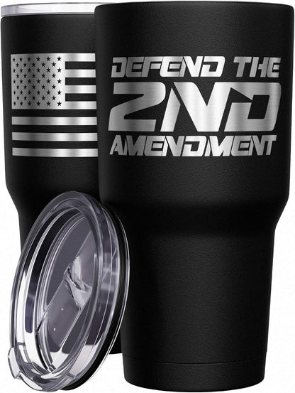 Born To Fish - Forced To Work - Fishing Travel Mug - American Flag Coffee Travel Mug - Dad Fishing Tumbler - Double Insulated Tumbler - 30 oz - Colors A