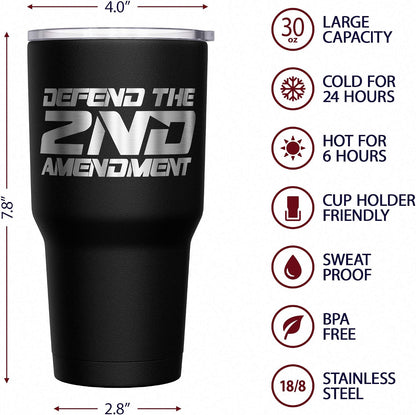 Born To Fish - Forced To Work - Fishing Travel Mug - American Flag Coffee Travel Mug - Dad Fishing Tumbler - Double Insulated Tumbler - 30 oz - Colors A