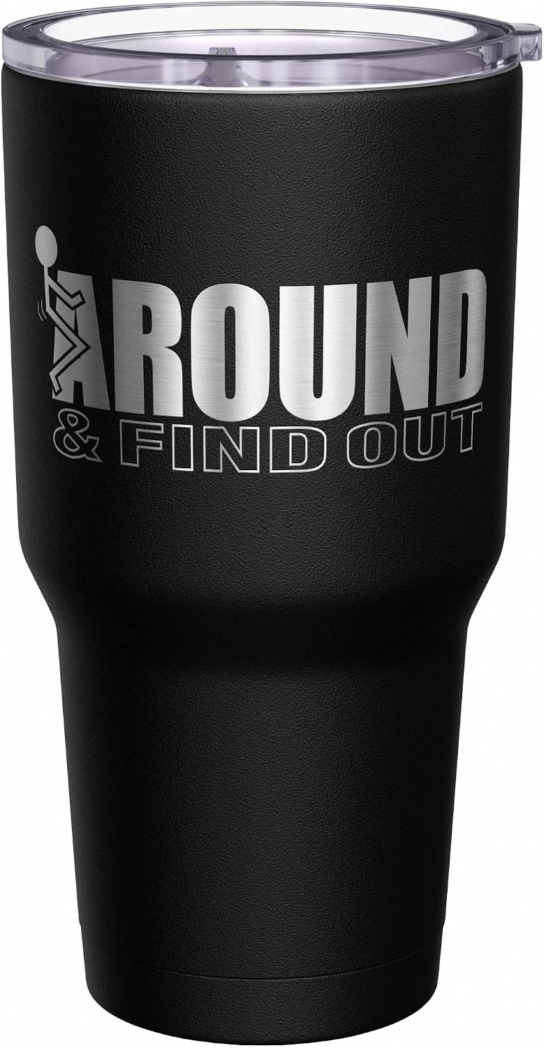 Born To Fish - Forced To Work - Fishing Travel Mug - American Flag Coffee Travel Mug - Dad Fishing Tumbler - Double Insulated Tumbler - 30 oz - Colors A