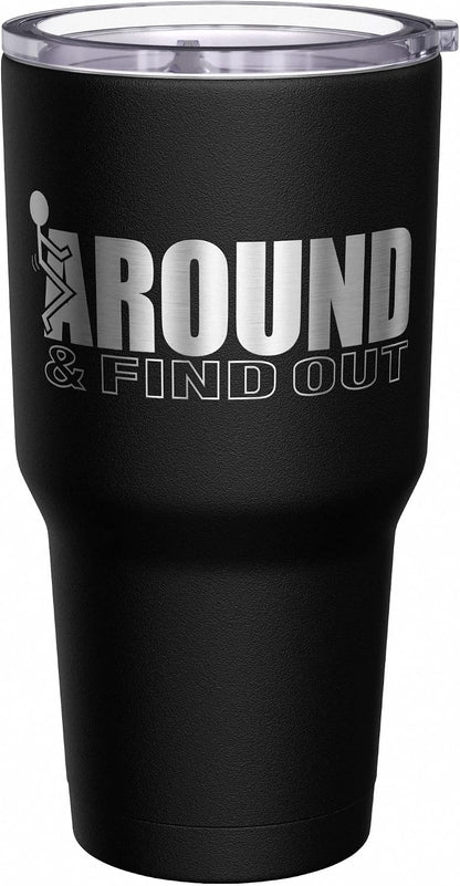 Born To Fish - Forced To Work - Fishing Travel Mug - American Flag Coffee Travel Mug - Dad Fishing Tumbler - Double Insulated Tumbler - 30 oz - Colors A