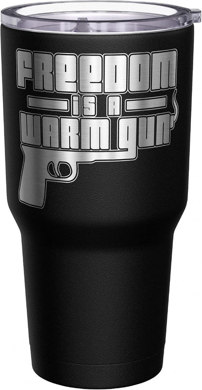 Born To Fish - Forced To Work - Fishing Travel Mug - American Flag Coffee Travel Mug - Dad Fishing Tumbler - Double Insulated Tumbler - 30 oz - Colors A