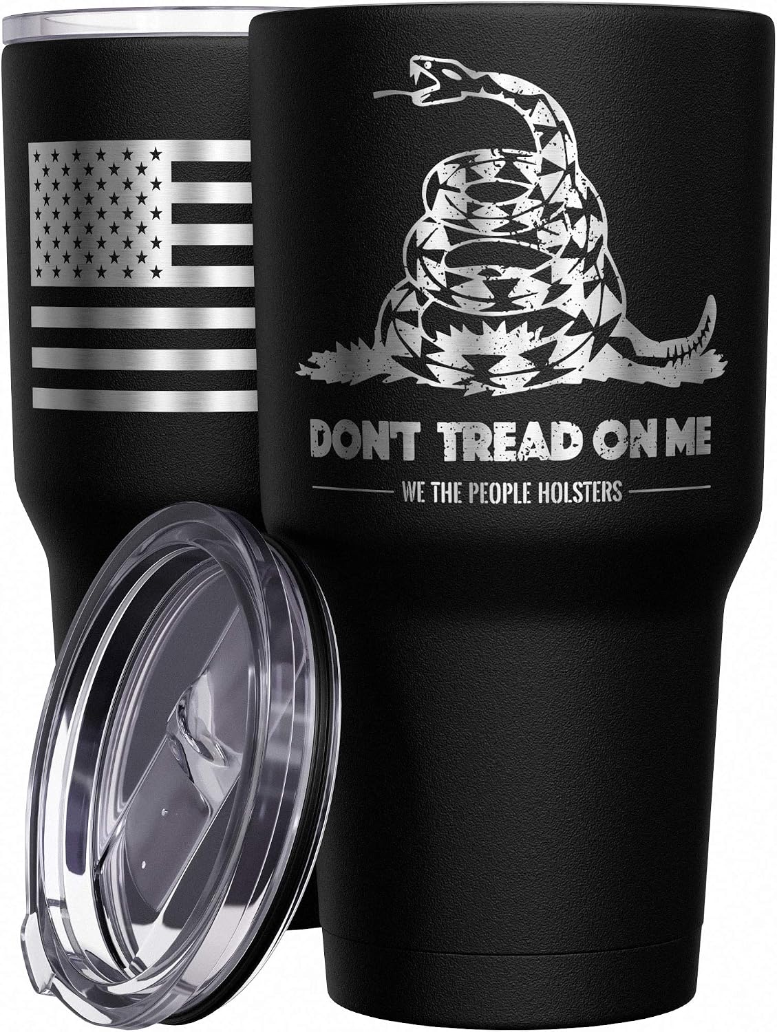 Born To Fish - Forced To Work - Fishing Travel Mug - American Flag Coffee Travel Mug - Dad Fishing Tumbler - Double Insulated Tumbler - 30 oz - Colors A