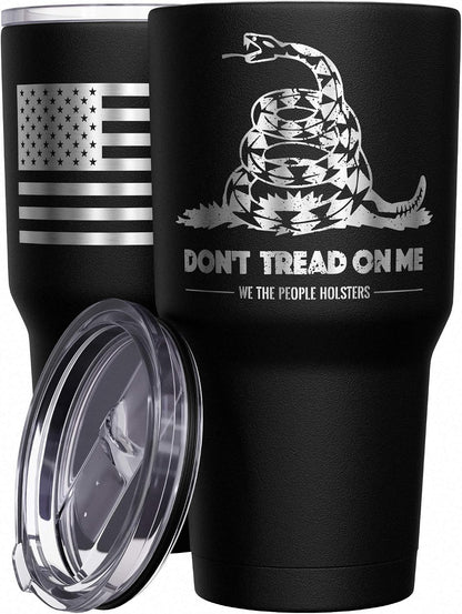 Born To Fish - Forced To Work - Fishing Travel Mug - American Flag Coffee Travel Mug - Dad Fishing Tumbler - Double Insulated Tumbler - 30 oz - Colors A