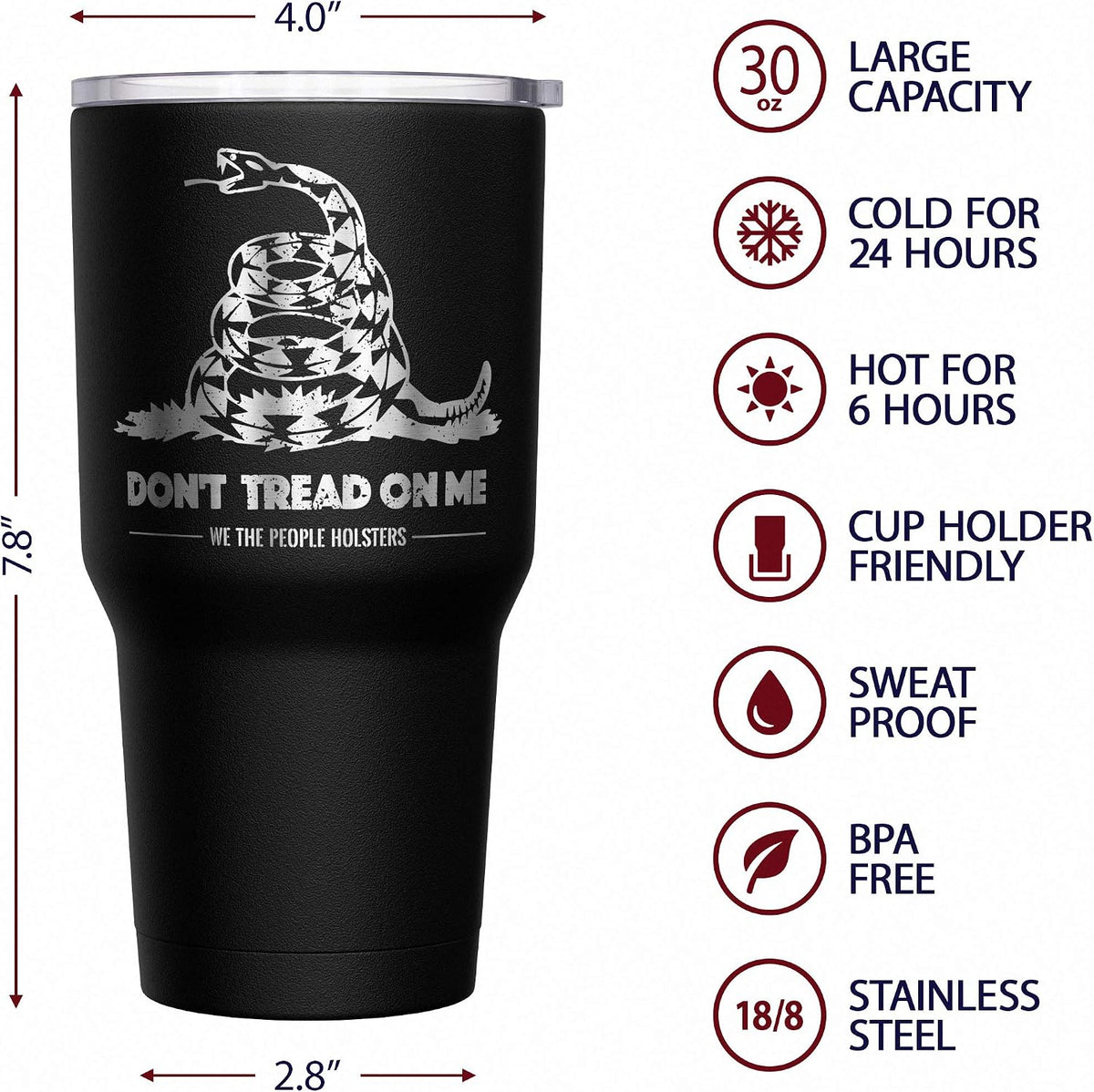Born To Fish - Forced To Work - Fishing Travel Mug - American Flag Coffee Travel Mug - Dad Fishing Tumbler - Double Insulated Tumbler - 30 oz - Colors A