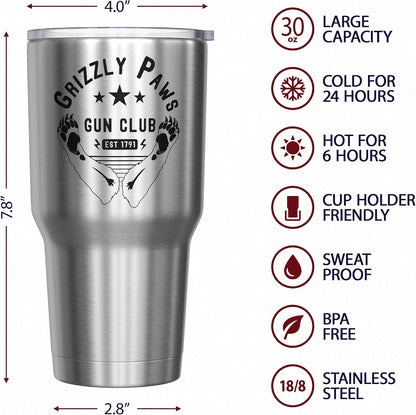 Born To Fish - Forced To Work - Fishing Travel Mug - American Flag Coffee Travel Mug - Dad Fishing Tumbler - Double Insulated Tumbler - 30 oz - Colors A
