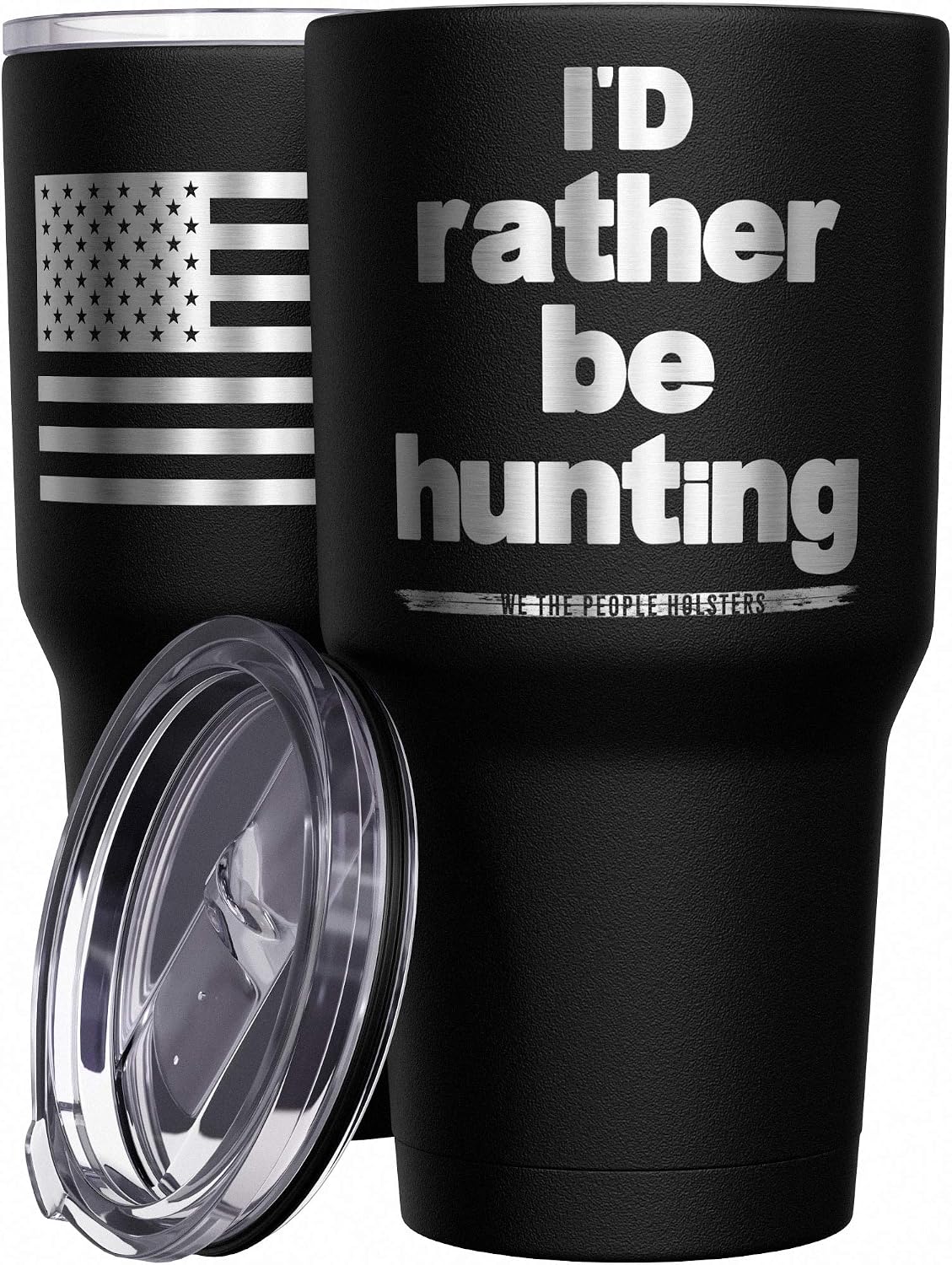 Born To Fish - Forced To Work - Fishing Travel Mug - American Flag Coffee Travel Mug - Dad Fishing Tumbler - Double Insulated Tumbler - 30 oz - Colors A