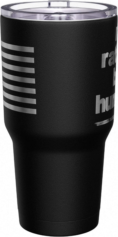 Born To Fish - Forced To Work - Fishing Travel Mug - American Flag Coffee Travel Mug - Dad Fishing Tumbler - Double Insulated Tumbler - 30 oz - Colors A