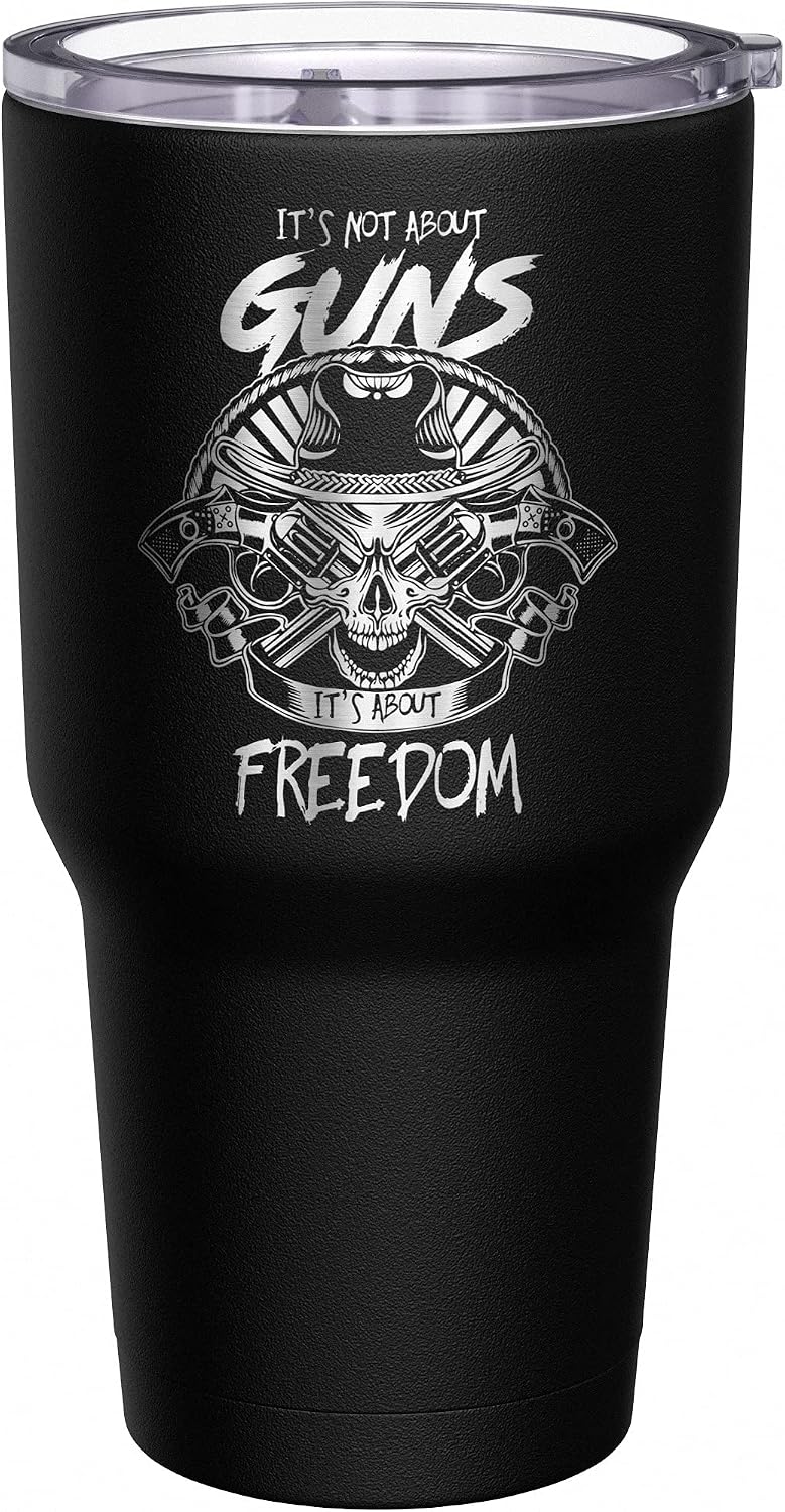 Born To Fish - Forced To Work - Fishing Travel Mug - American Flag Coffee Travel Mug - Dad Fishing Tumbler - Double Insulated Tumbler - 30 oz - Colors A