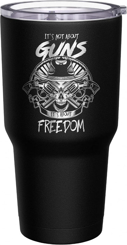 Born To Fish - Forced To Work - Fishing Travel Mug - American Flag Coffee Travel Mug - Dad Fishing Tumbler - Double Insulated Tumbler - 30 oz - Colors A