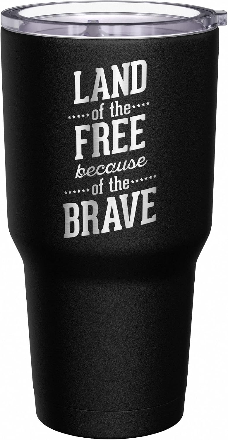 Born To Fish - Forced To Work - Fishing Travel Mug - American Flag Coffee Travel Mug - Dad Fishing Tumbler - Double Insulated Tumbler - 30 oz - Colors A
