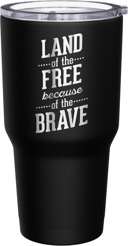 Born To Fish - Forced To Work - Fishing Travel Mug - American Flag Coffee Travel Mug - Dad Fishing Tumbler - Double Insulated Tumbler - 30 oz - Colors A