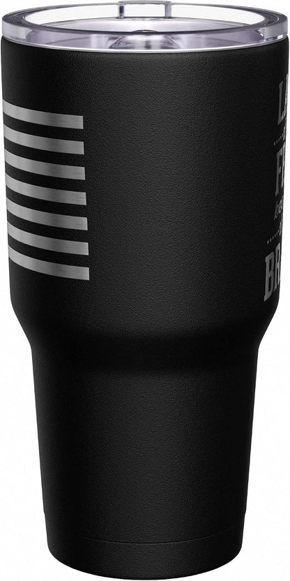 Born To Fish - Forced To Work - Fishing Travel Mug - American Flag Coffee Travel Mug - Dad Fishing Tumbler - Double Insulated Tumbler - 30 oz - Colors A