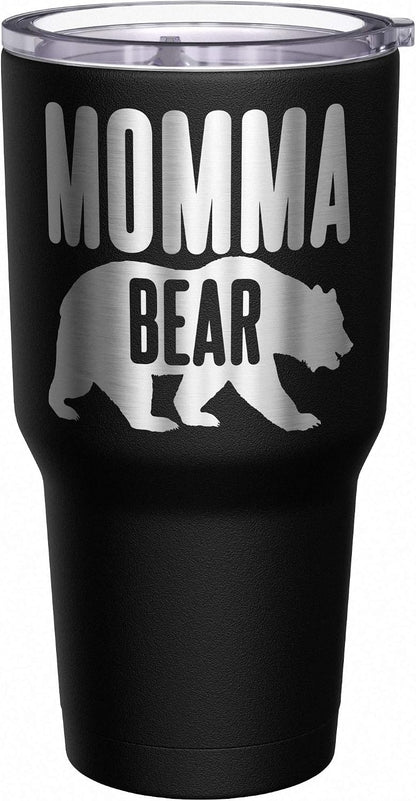 Born To Fish - Forced To Work - Fishing Travel Mug - American Flag Coffee Travel Mug - Dad Fishing Tumbler - Double Insulated Tumbler - 30 oz - Colors A