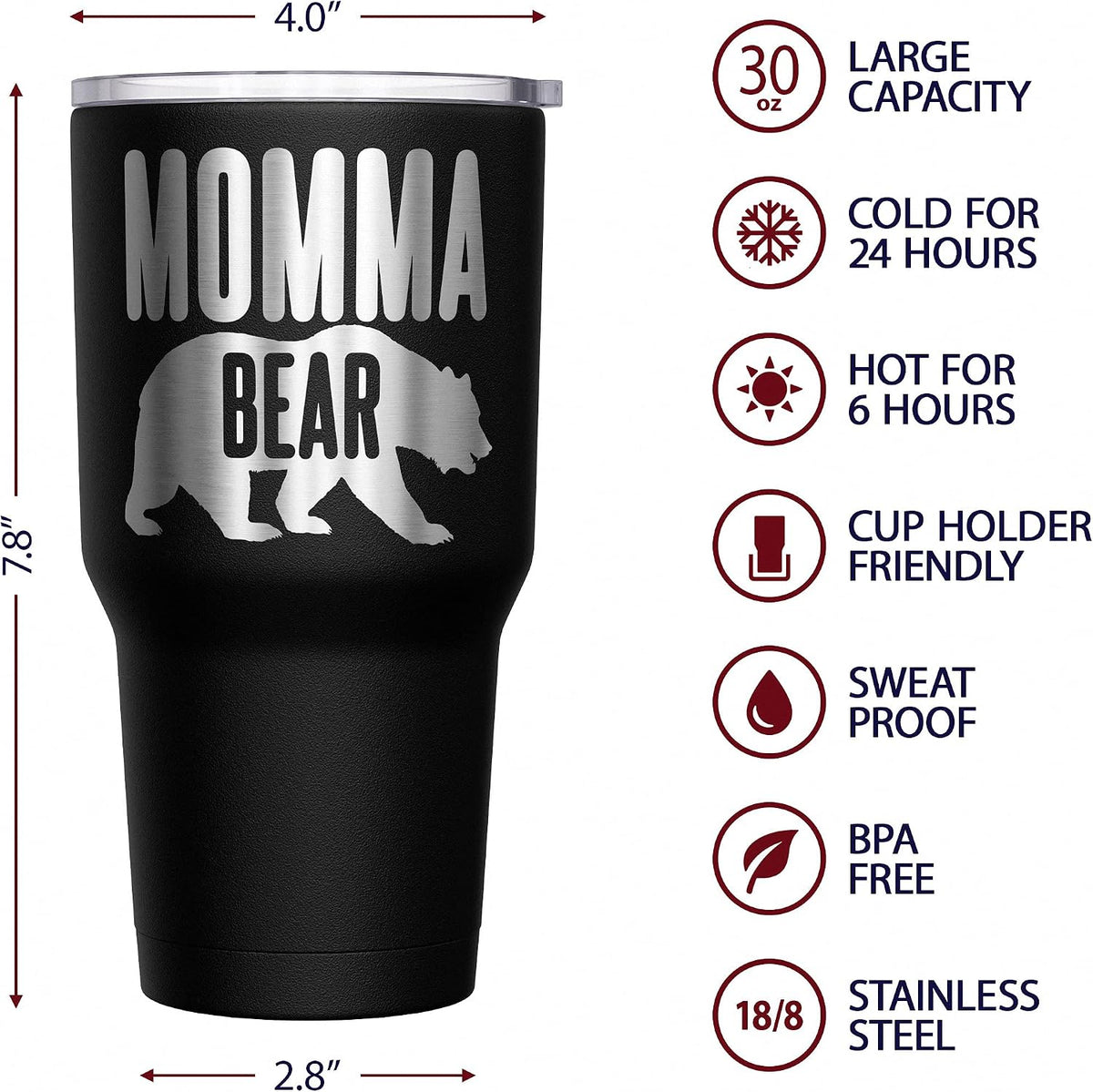 Born To Fish - Forced To Work - Fishing Travel Mug - American Flag Coffee Travel Mug - Dad Fishing Tumbler - Double Insulated Tumbler - 30 oz - Colors A