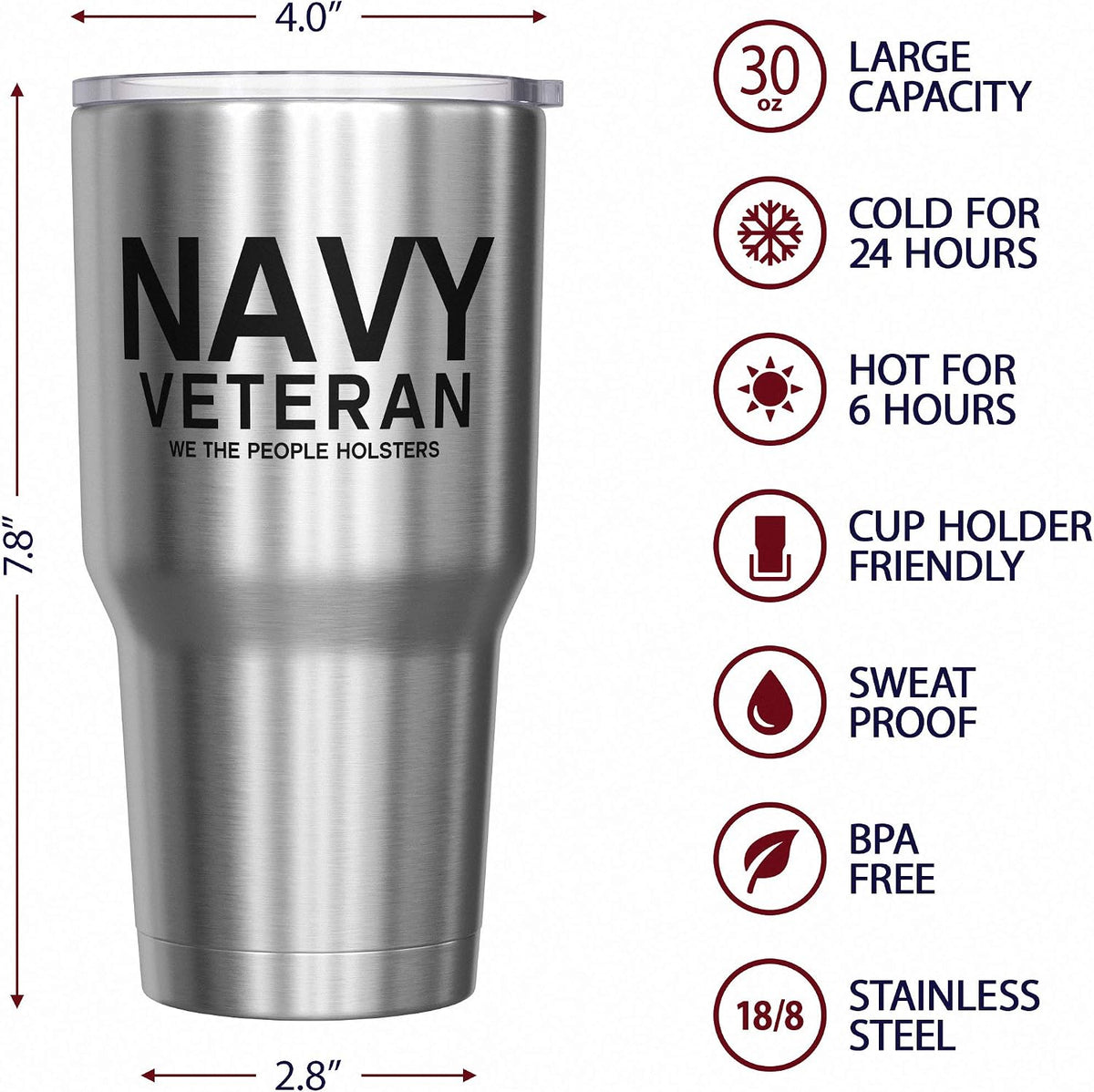 Born To Fish - Forced To Work - Fishing Travel Mug - American Flag Coffee Travel Mug - Dad Fishing Tumbler - Double Insulated Tumbler - 30 oz - Colors A