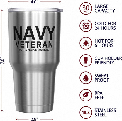 Born To Fish - Forced To Work - Fishing Travel Mug - American Flag Coffee Travel Mug - Dad Fishing Tumbler - Double Insulated Tumbler - 30 oz - Colors A