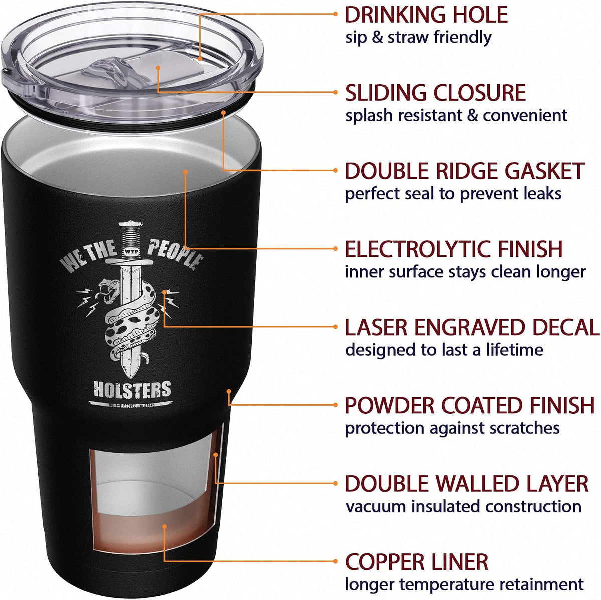 Born To Fish - Forced To Work - Fishing Travel Mug - American Flag Coffee Travel Mug - Dad Fishing Tumbler - Double Insulated Tumbler - 30 oz - Colors A