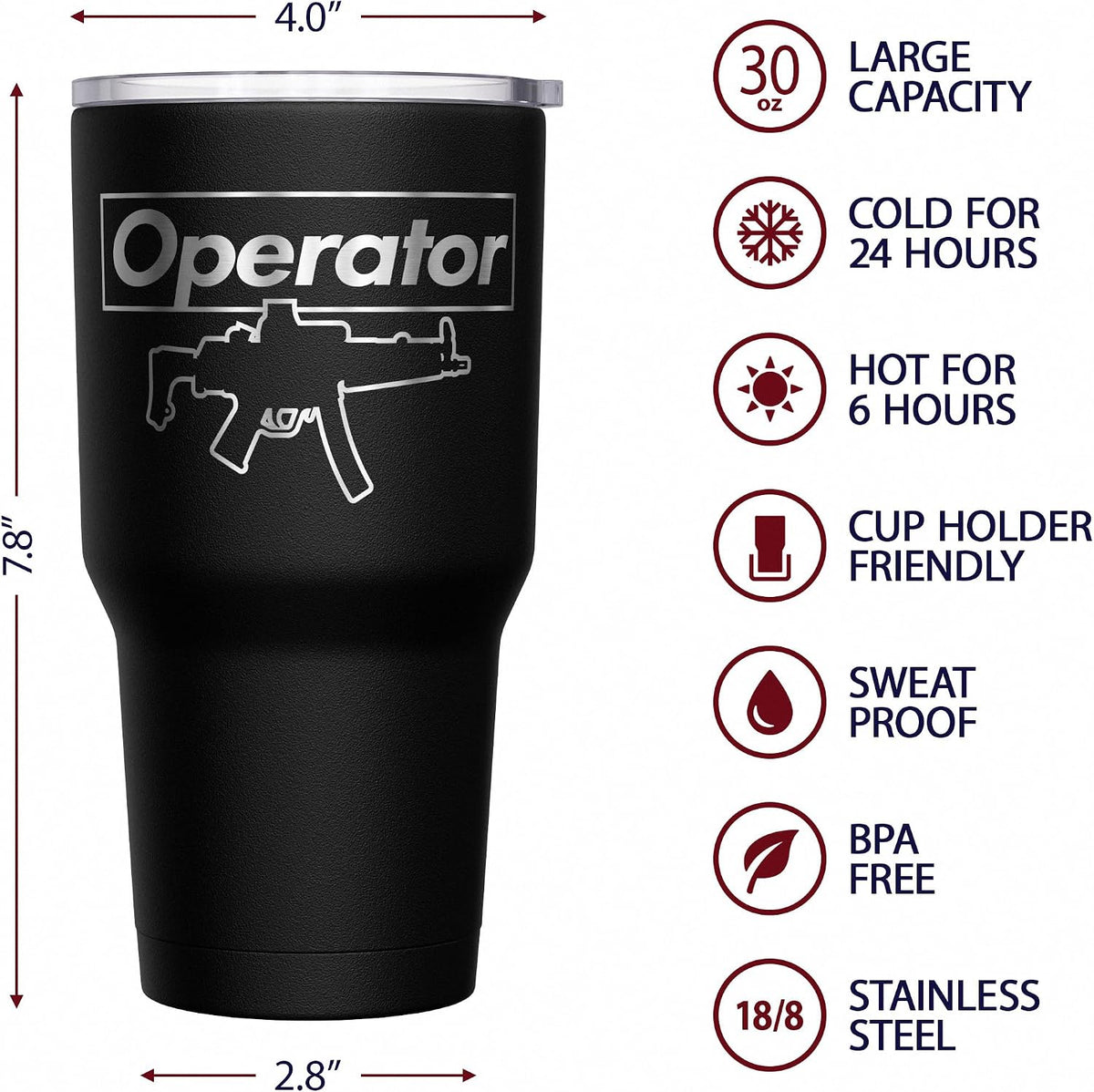 Born To Fish - Forced To Work - Fishing Travel Mug - American Flag Coffee Travel Mug - Dad Fishing Tumbler - Double Insulated Tumbler - 30 oz - Colors A