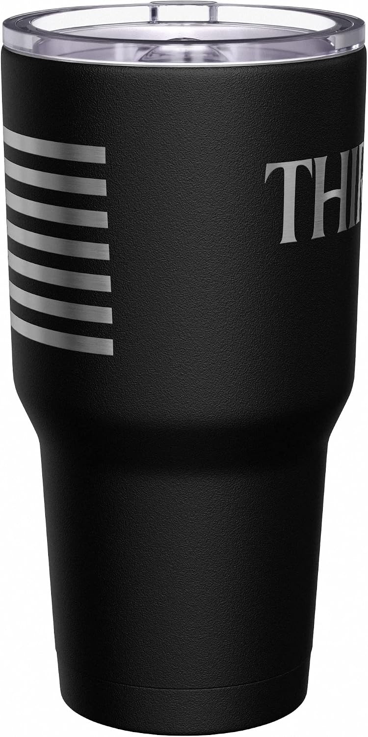 Born To Fish - Forced To Work - Fishing Travel Mug - American Flag Coffee Travel Mug - Dad Fishing Tumbler - Double Insulated Tumbler - 30 oz - Colors A