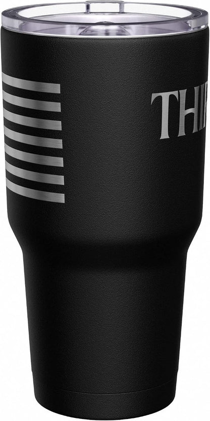 Born To Fish - Forced To Work - Fishing Travel Mug - American Flag Coffee Travel Mug - Dad Fishing Tumbler - Double Insulated Tumbler - 30 oz - Colors A