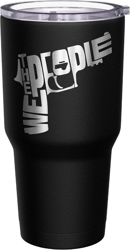 Born To Fish - Forced To Work - Fishing Travel Mug - American Flag Coffee Travel Mug - Dad Fishing Tumbler - Double Insulated Tumbler - 30 oz - Colors A